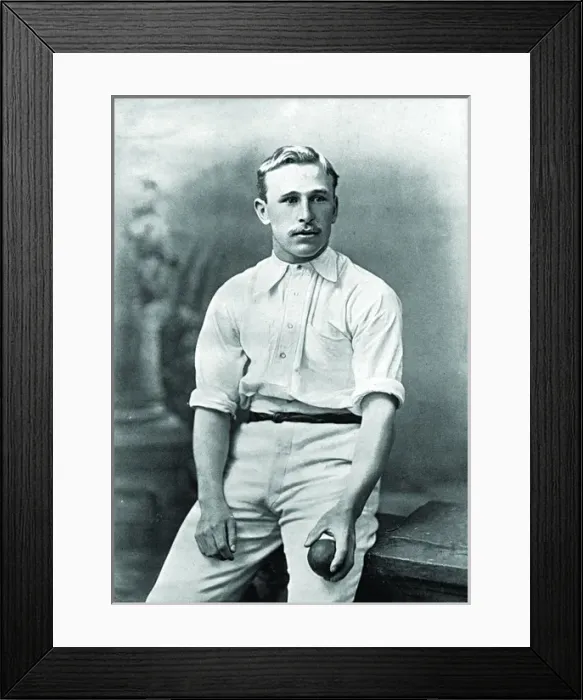 Framed Print : Cricketer, Hirst Framed Print : Cricketer, Hirst