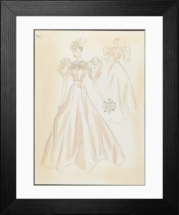 Framed Print : Stiebel / Wedding Dress Framed Print : Stiebel / Wedding Dress