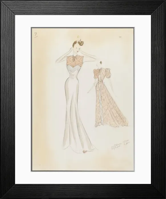 Framed Print : Stiebel / Night Dress Framed Print : Stiebel / Night Dress