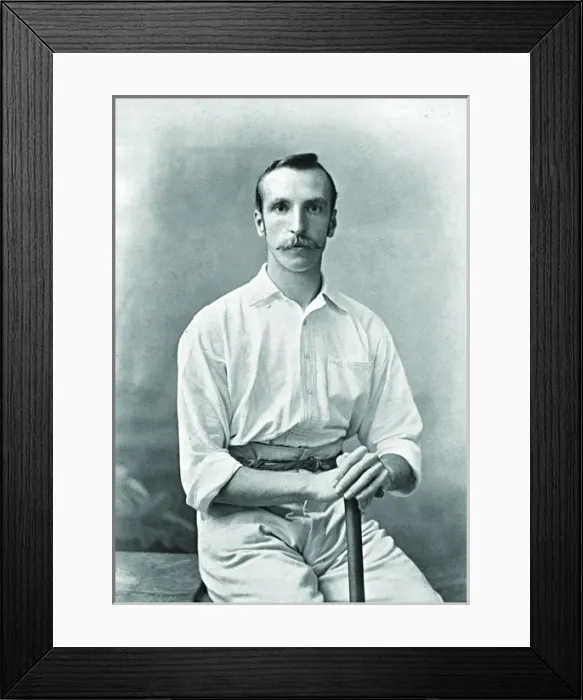 Framed Print : Cricketer, A. Ward Framed Print : Cricketer, A. Ward