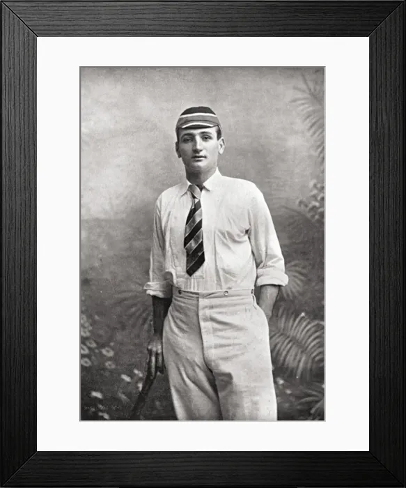Framed Print : Cricketer, Robinson Framed Print : Cricketer, Robinson