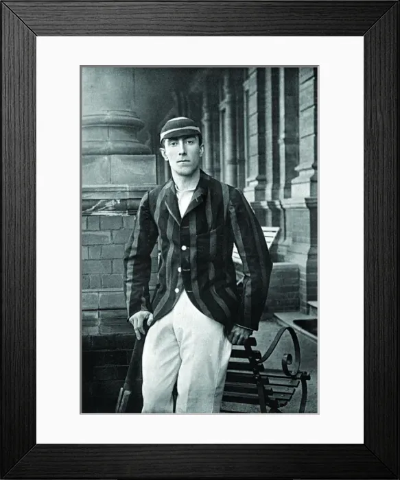 Framed Print : Cricketer, Bromley-Davenp