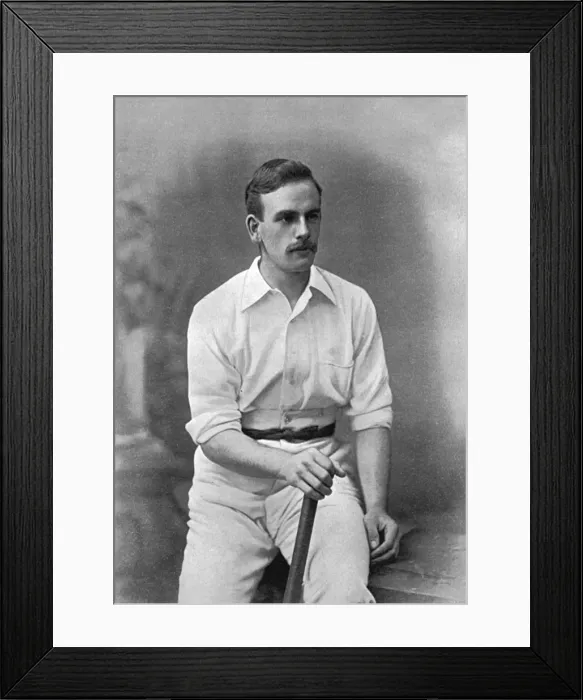 Framed Print : Cricketer, Mounsey Framed Print : Cricketer, Mounsey