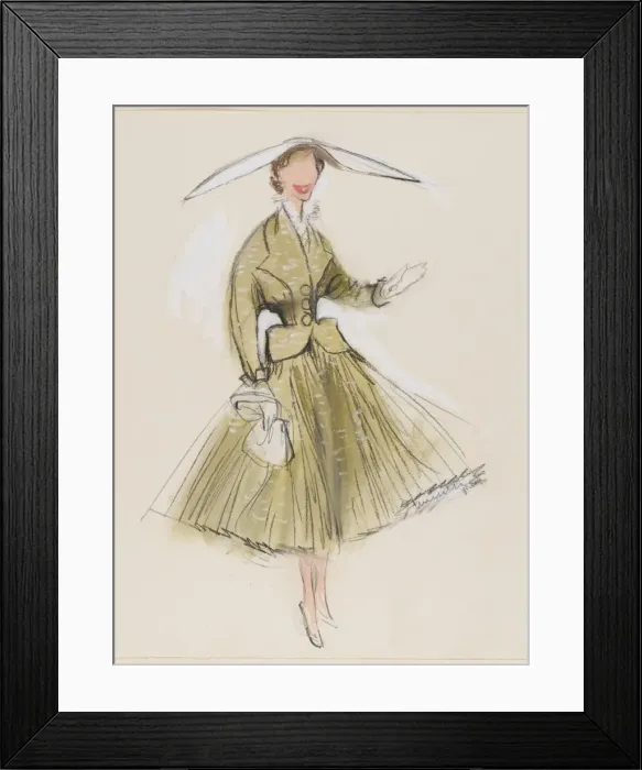 Framed Print : Victor Stiebel / Suit Framed Print : Victor Stiebel / Suit