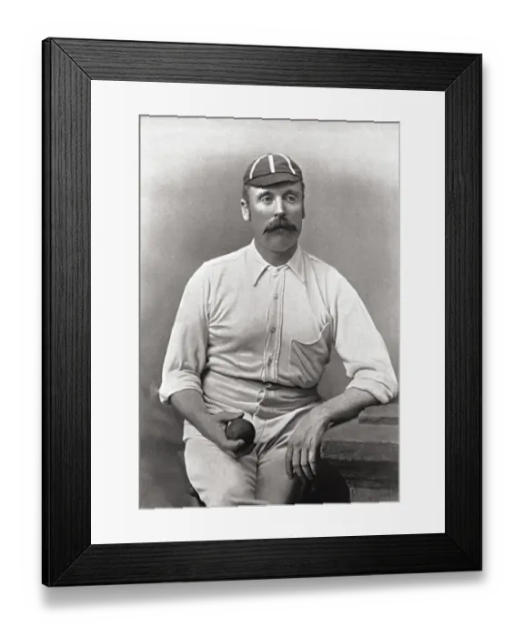 Framed Print : Cricketer, Rawlin Framed Print : Cricketer, Rawlin