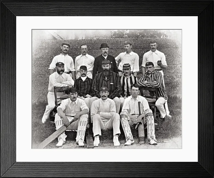 Framed Print : Cricket / Team / Gloucester Framed Print : Cricket / Team / Gloucester