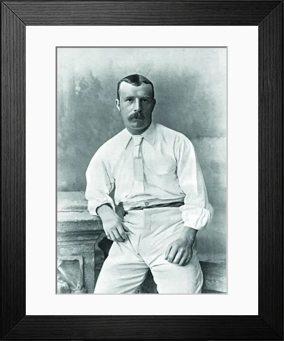 Framed Print : Cricketer, Peel Framed Print : Cricketer, Peel
