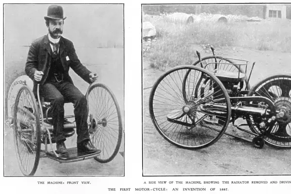The first motorcycle