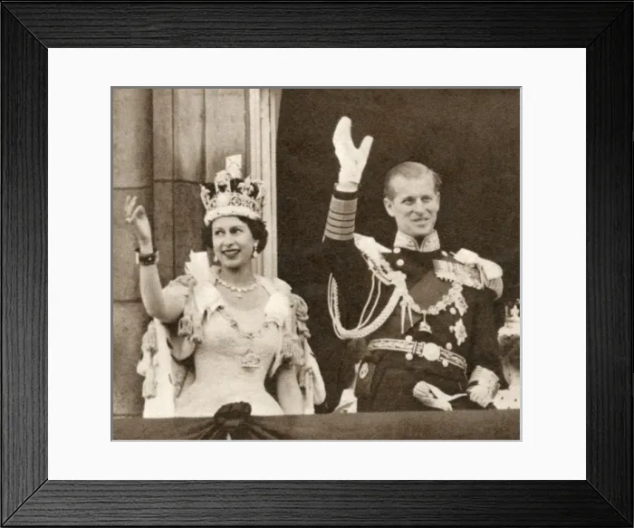 Framed Print : Coronation of Queen Elizabeth Framed Print : Coronation of Queen Elizabeth