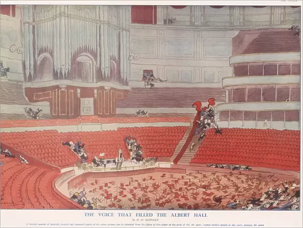 The Voice that filled the Albert Hall by H. M. Bateman