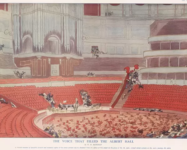 The Voice that filled the Albert Hall by H. M. Bateman