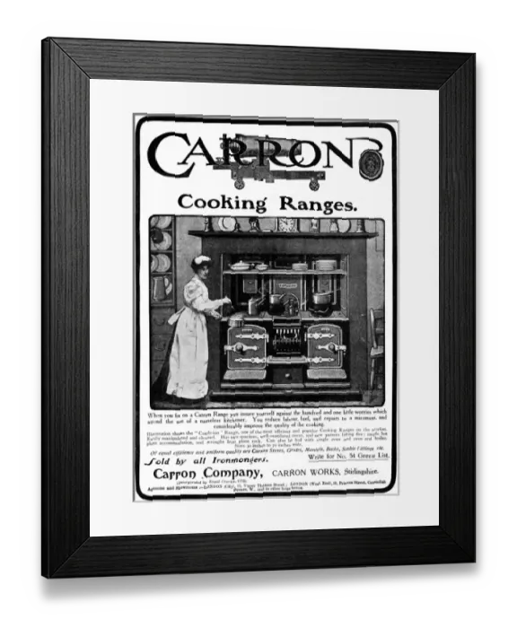 Framed Print : Carron Cooking Range Framed Print : Carron Cooking Range