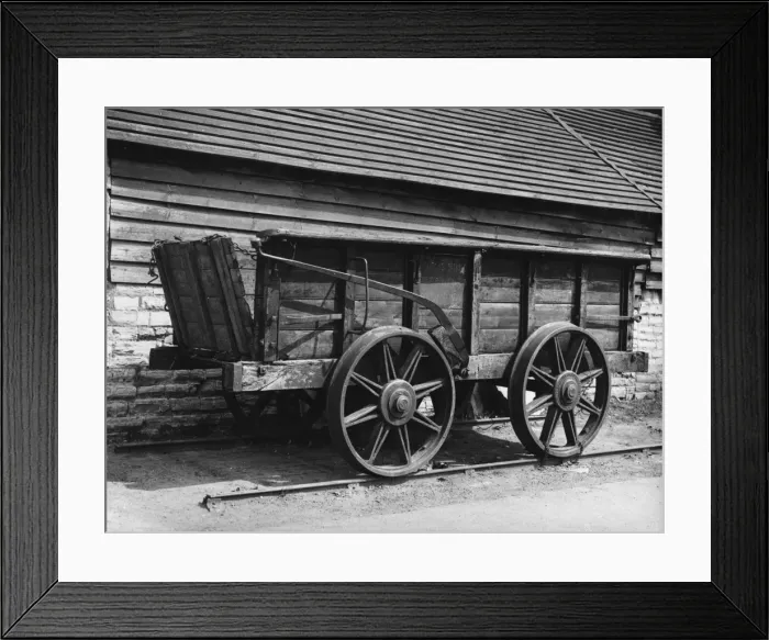 Framed Print : Horse-Drawn Tram Wagon Framed Print : Horse-Drawn Tram Wagon