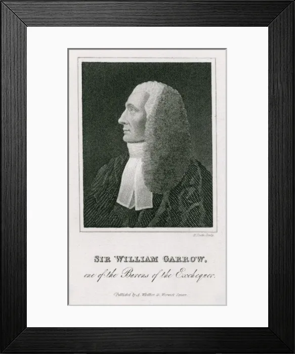 Framed Print : Sir William Garrow Framed Print : Sir William Garrow