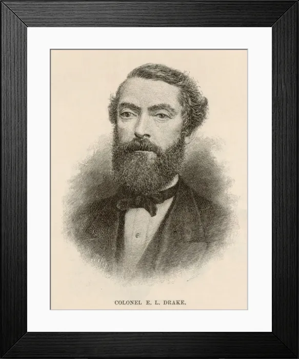 Framed Print : Edwin Laurentine Drake Framed Print : Edwin Laurentine Drake