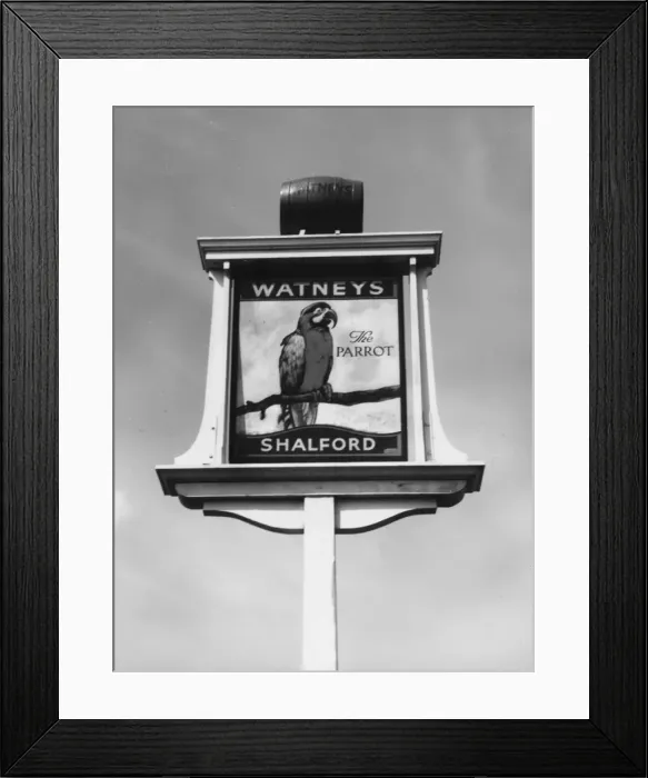 Framed Print : PARROT INN SIGN Framed Print : PARROT INN SIGN