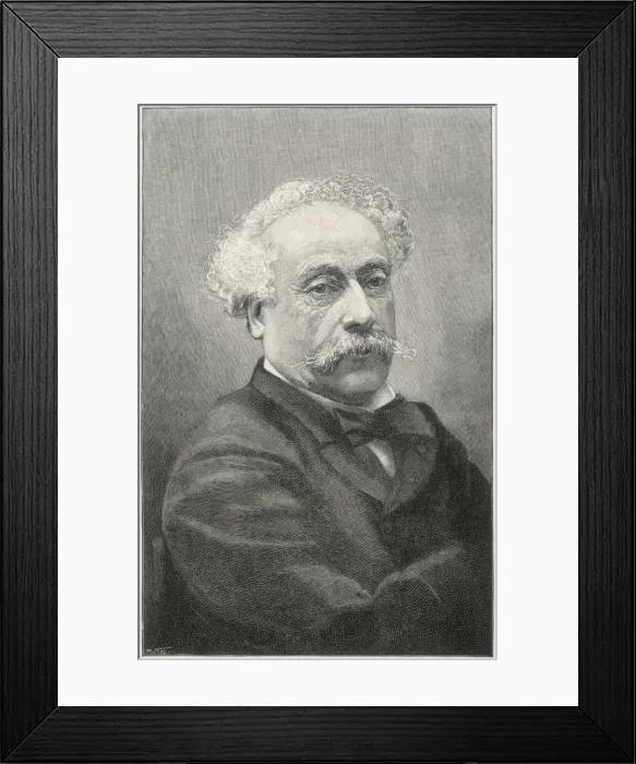 Framed Print : Dumas Fils 1895 Framed Print : Dumas Fils 1895