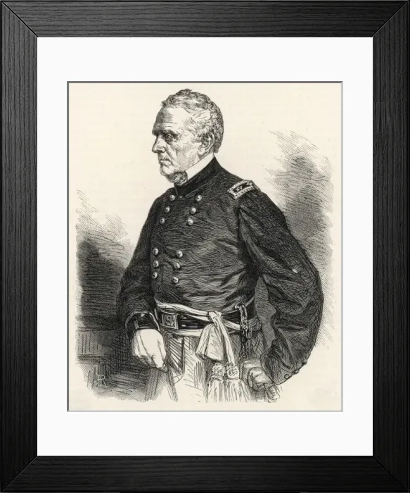 Framed Print : John Adams Dix Framed Print : John Adams Dix