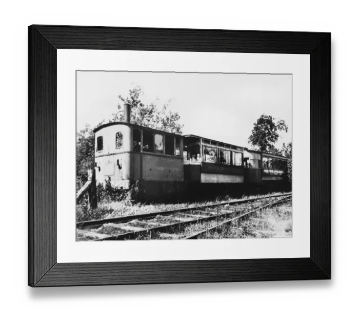 Framed Print : Wantage Steam Tram Framed Print : Wantage Steam Tram