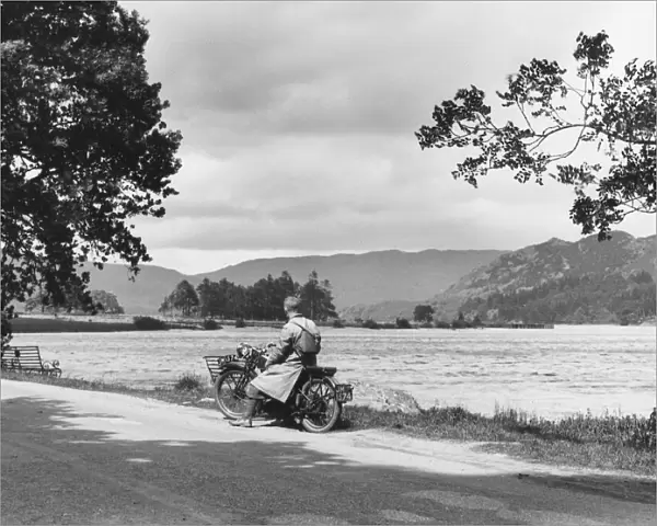 Motorcycle at Ullswater