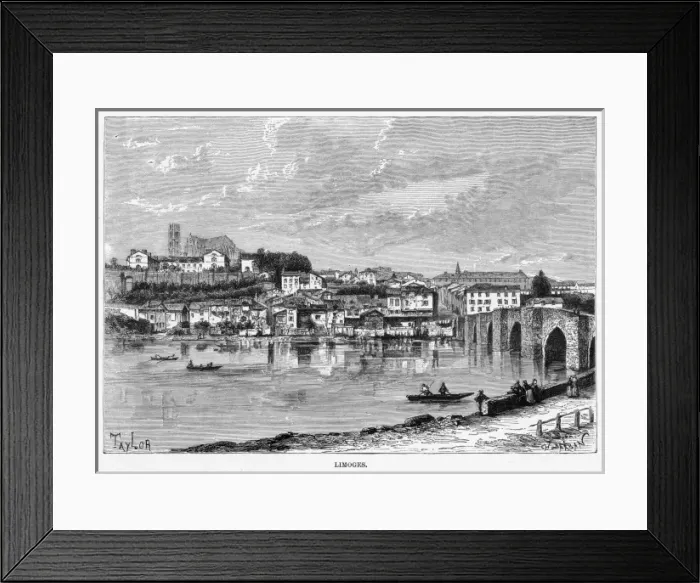 Framed Print : France Limoges Framed Print : France Limoges