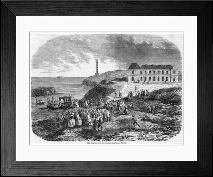 Framed Print : France Biarritz Framed Print : France Biarritz