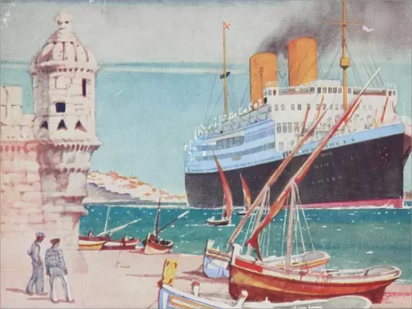 The Alcantara leaving Lisbon