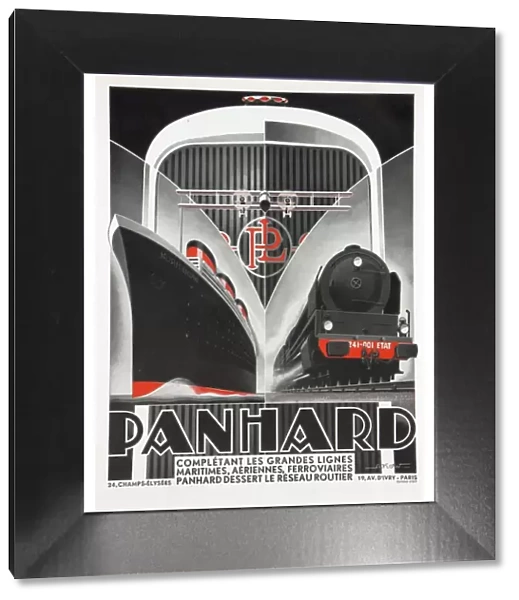Panhard travel poster