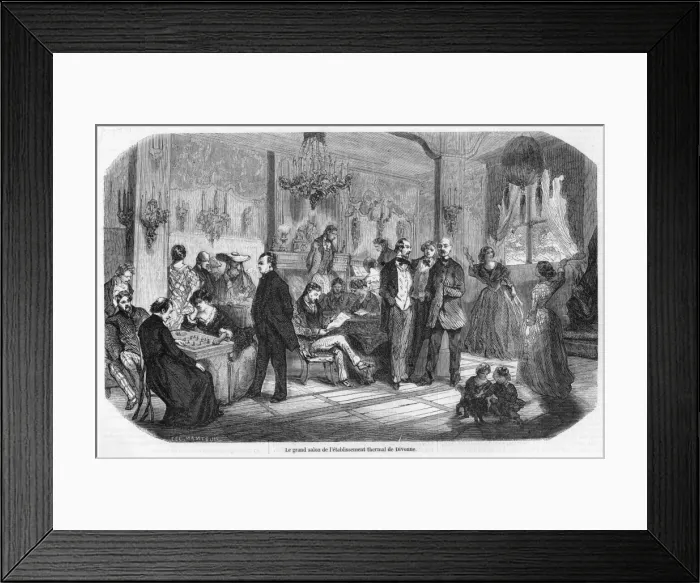 Framed Print : Divonne-Les-Bains Framed Print : Divonne-Les-Bains