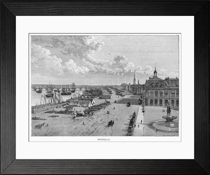 Framed Print : France Bordeaux Framed Print : France Bordeaux