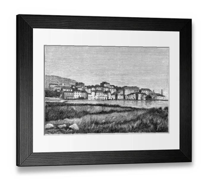 Framed Print : Corsica Ile Rousse Framed Print : Corsica Ile Rousse
