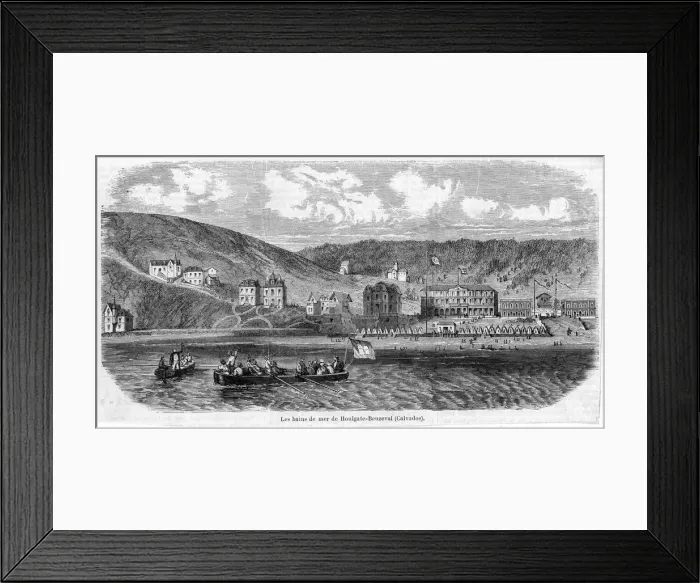 Framed Print : Houlgate-Beuzeval Framed Print : Houlgate-Beuzeval