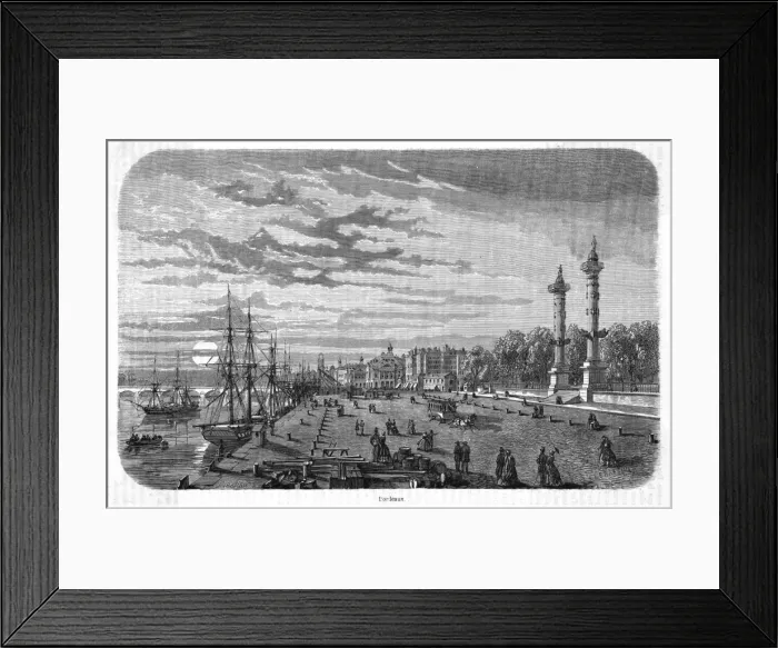Framed Print : France Bordeaux Framed Print : France Bordeaux