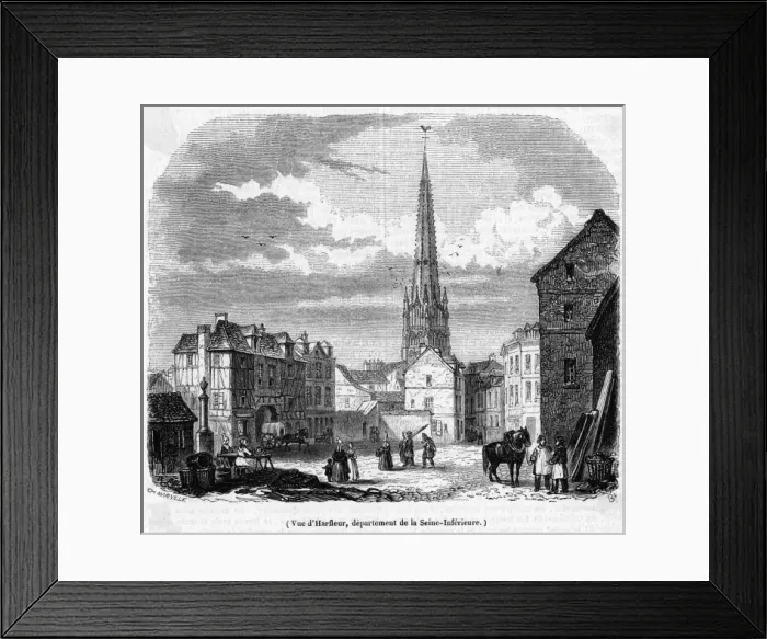 Framed Print : France Harfleur Framed Print : France Harfleur