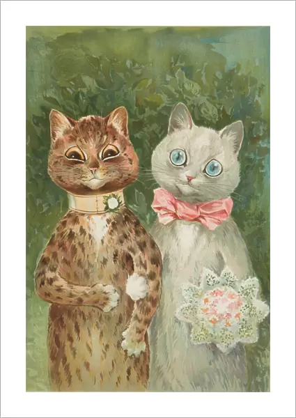 A Happy Pair by Louis Wain