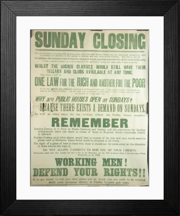 Framed Print : Sunday closing Framed Print : Sunday closing