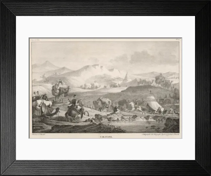 Framed Print : Arab Trade Caravan Framed Print : Arab Trade Caravan