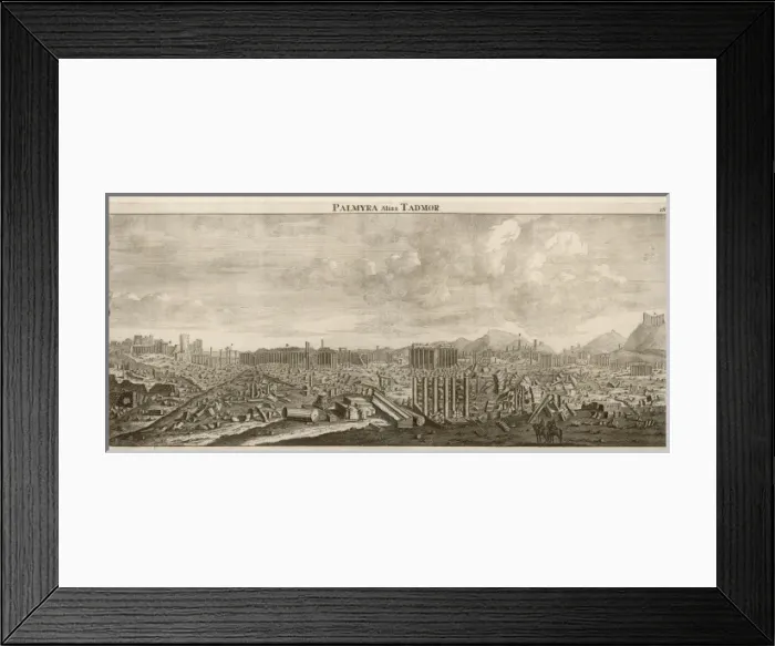 Framed Print : Palmyra Ruins Framed Print : Palmyra Ruins