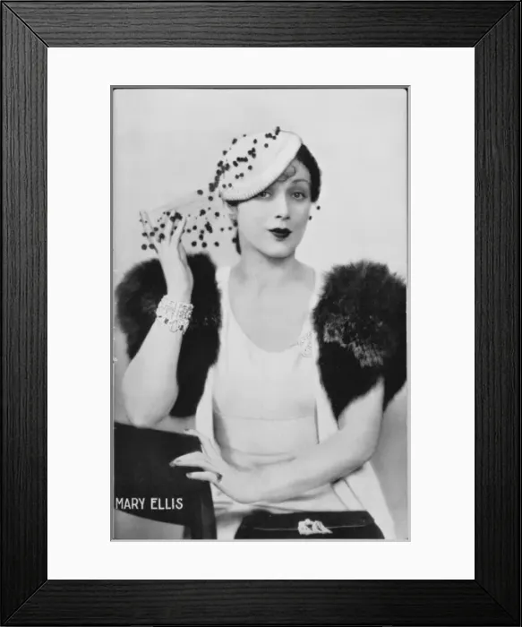 Framed Print : Actress Mary Ellis Framed Print : Actress Mary Ellis
