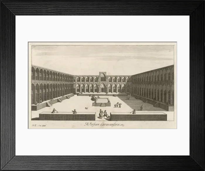 Framed Print : Persian Caravanserai Framed Print : Persian Caravanserai