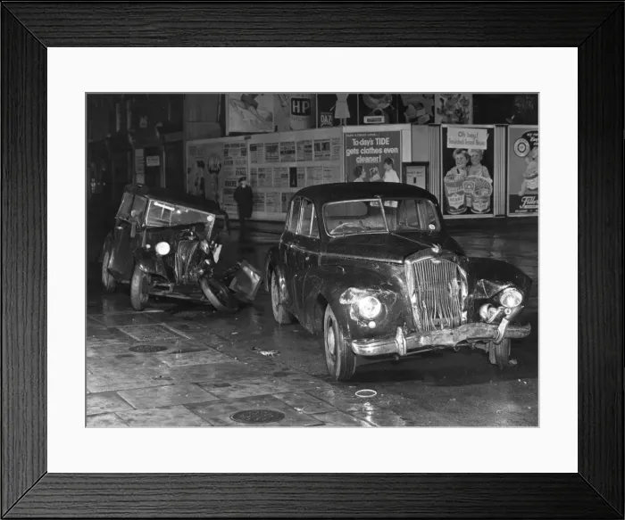 Framed Print : Traffic Accident Framed Print : Traffic Accident