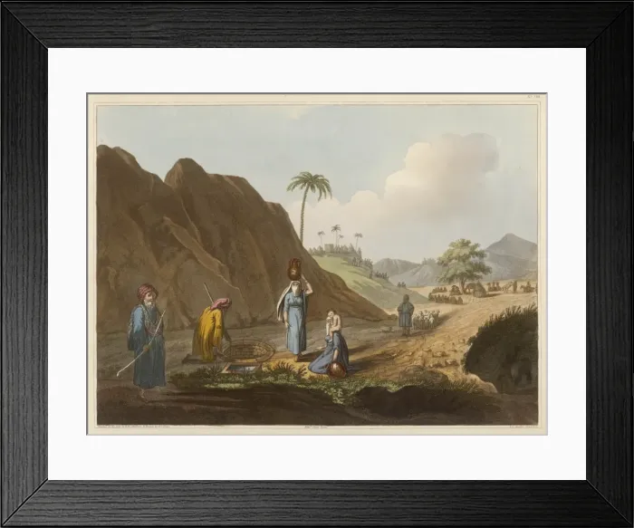 Framed Print : Arabs at Well, Jaffa Framed Print : Arabs at Well, Jaffa