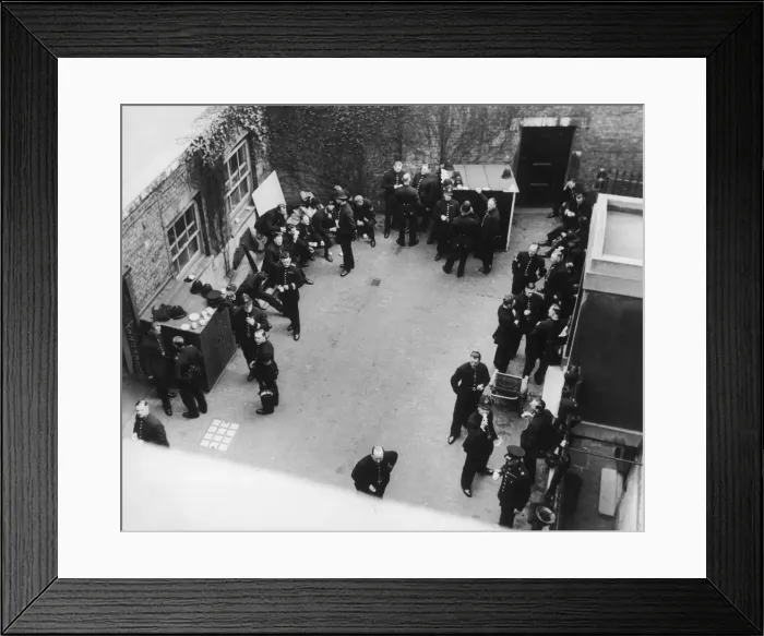 Framed Print : Police Canteen Framed Print : Police Canteen