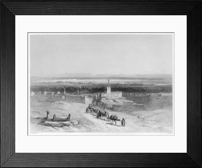 Framed Print : View of Damascus Framed Print : View of Damascus