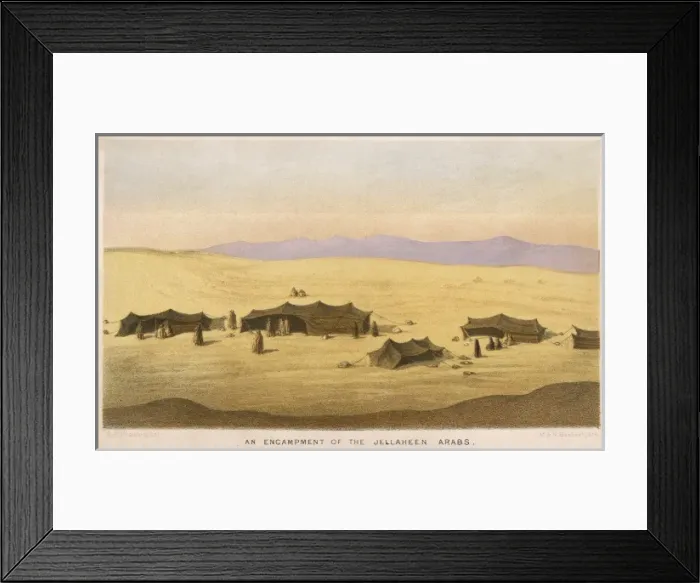 Framed Print : Arab Encampment Framed Print : Arab Encampment