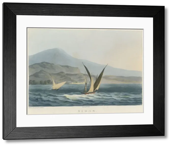Framed Print : Sayda, Lebanon Framed Print : Sayda, Lebanon