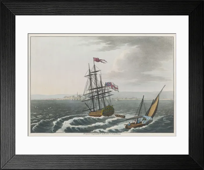 Framed Print : Distant View of Acre Framed Print : Distant View of Acre