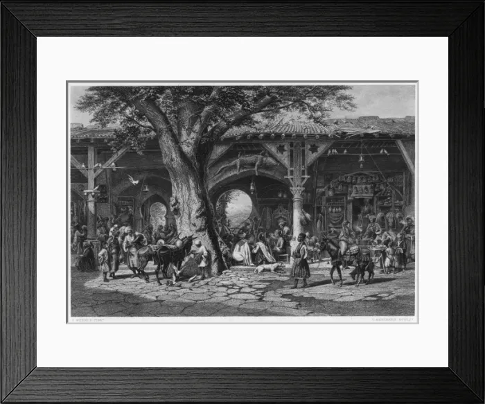 Framed Print : Damascus Street Scene Framed Print : Damascus Street Scene
