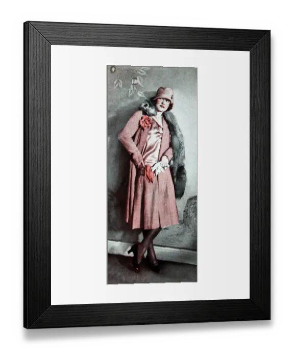 Framed Print : Ladies day suit, 1926 Framed Print : Ladies day suit, 1926