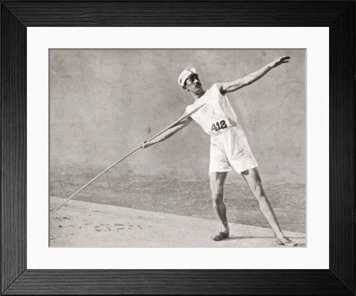 Framed Print : Olympic Games - Javelin throwing Framed Print : Olympic Games - Javelin throwing